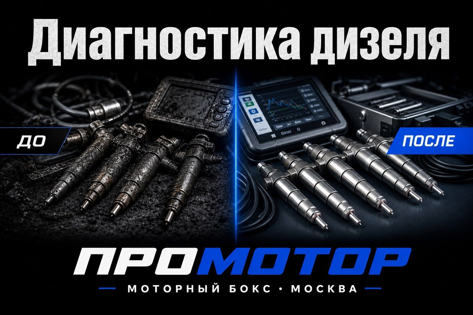 Диагностика дизельного двигателя в Москве