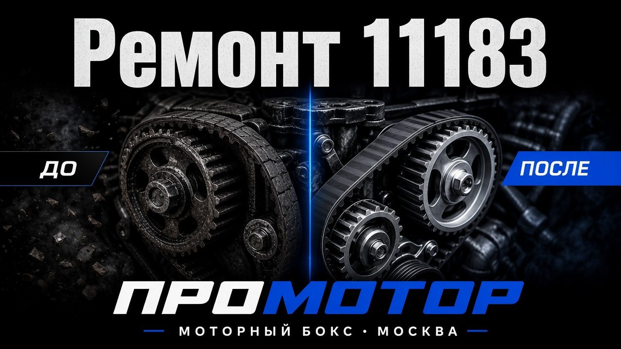 Двигатель Lada 11183: ремонт и проблемы