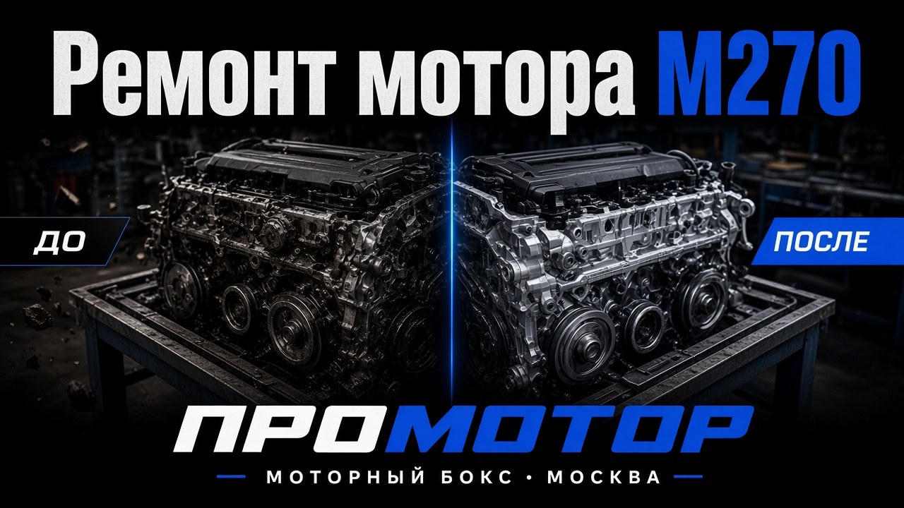 Двигатель Mercedes M270: ремонт и проблемы