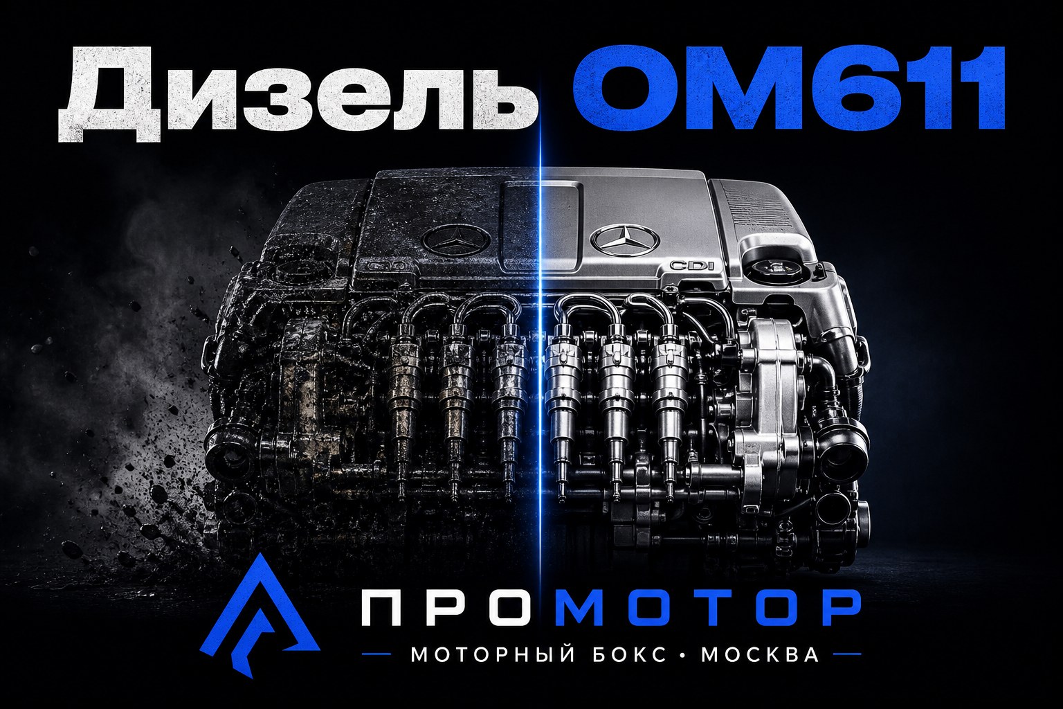 Двигатель Mercedes OM611: ремонт и проблемы