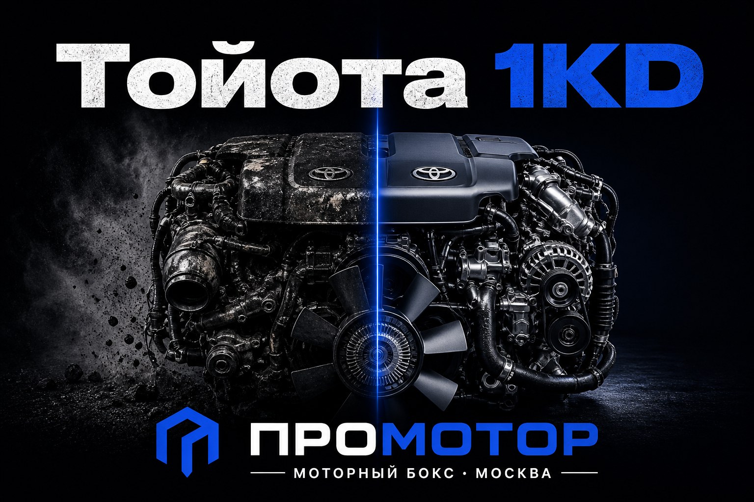 Двигатель Toyota 1KD: ремонт и проблемы