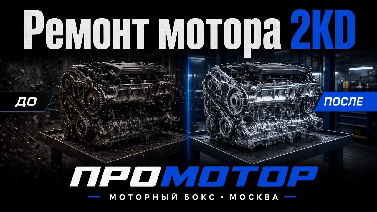 Двигатель Toyota 2KD: ремонт и проблемы