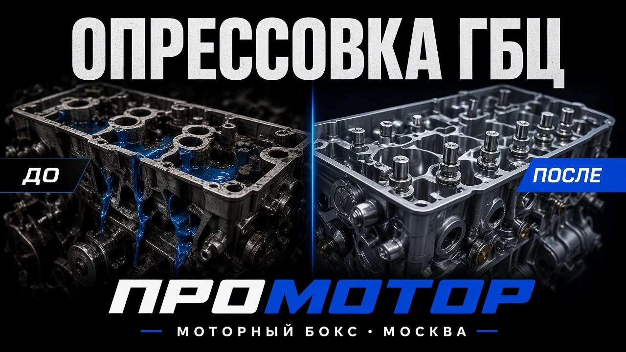 Опрессовка ГБЦ: проверка на герметичность