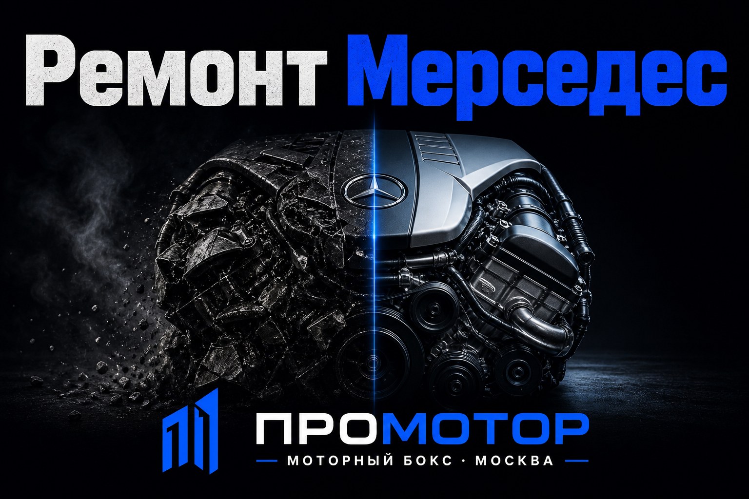Ремонт двигателя Mercedes в Москве