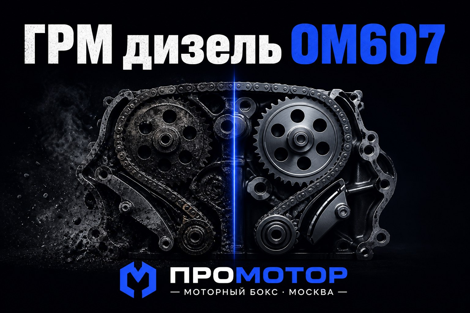 Замена ГРМ Mercedes OM607: интервал и риски