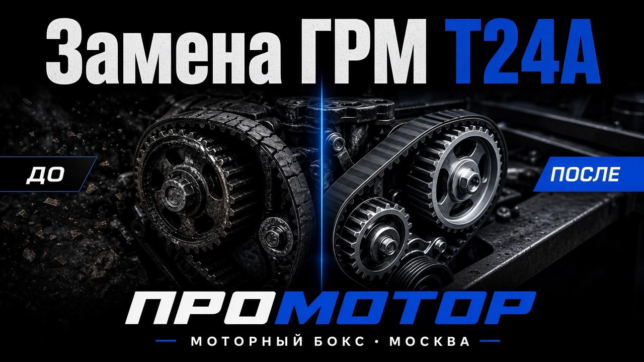 Замена ГРМ Toyota T24A: интервал и риски
